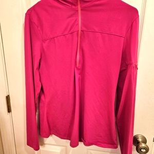 Lily Pulitzer three quarter zip running shirt.